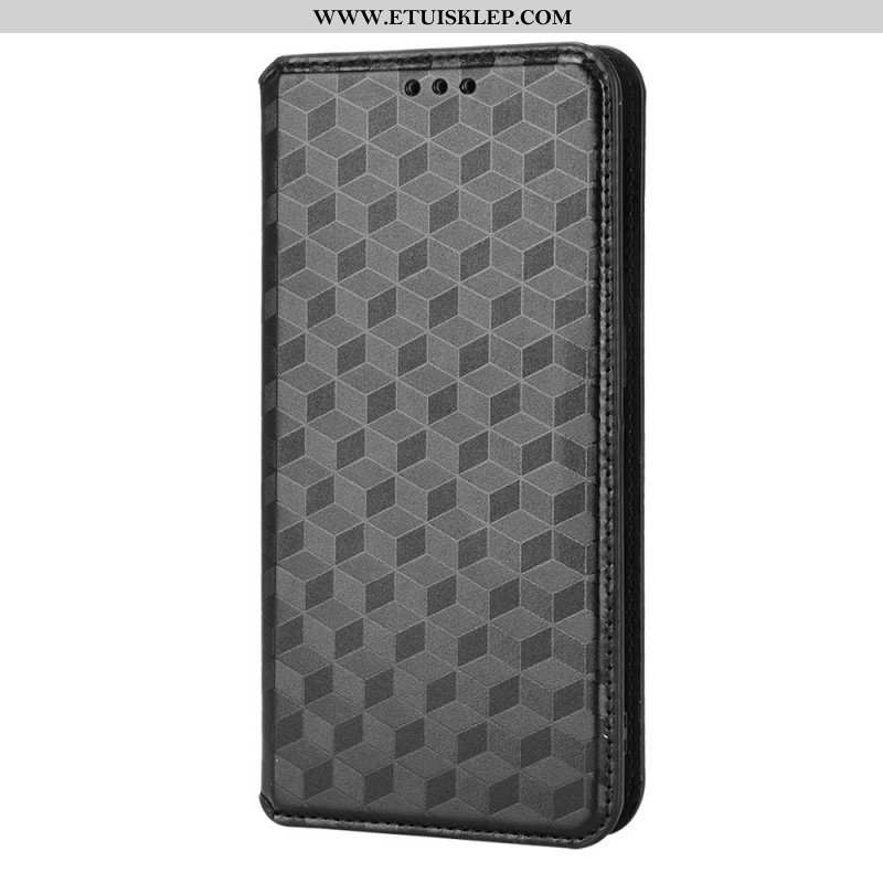 Etui Na Telefon do Xiaomi Redmi Note 11 / 11S Etui Folio Efekt Diamentowej Skóry 3d